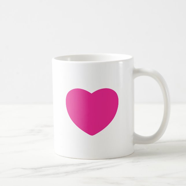 Mug Conception de coeur, conception d'amour (Droite)