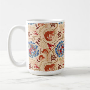 Mug Conception de coeur Crustacé