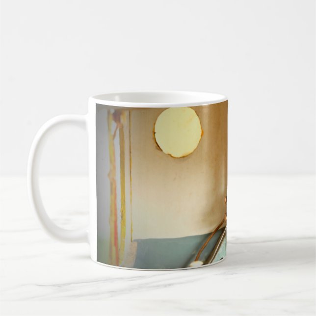 Mug Conception de construction de l'égratignure intéri (Gauche)