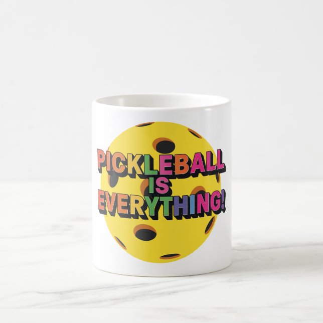 Mug Conception de coupe de pickleball (Centre)