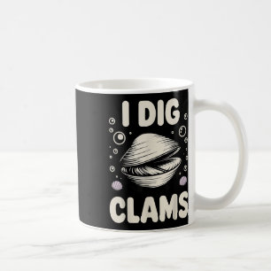 Mug Conception de creusage de palourdes drôle pour hom