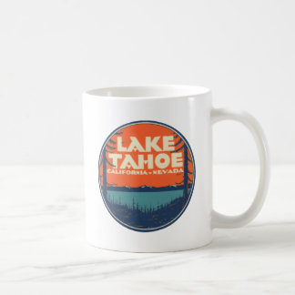 Mug Conception de décalque de Vintage voyage du lac