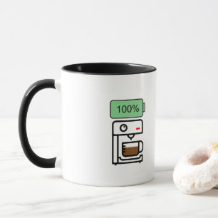 Mug Conception de dépendance au café