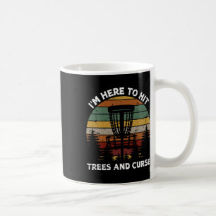 Mug Conception de disque de golf rétro pour hommes fem