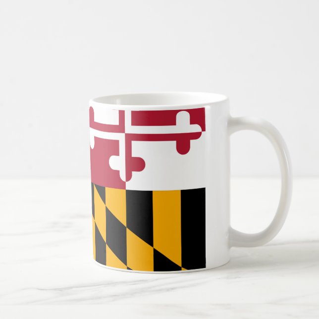 Mug Conception de drapeau d'état du Maryland (Droite)