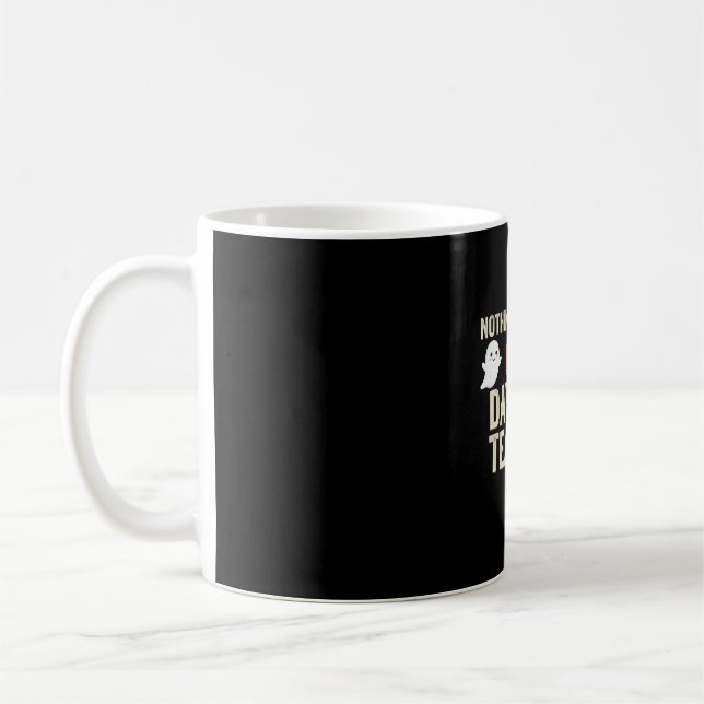 Mug Conception de fantôme Halloween pour enseignant en (Gauche)