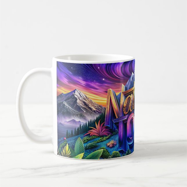 Mug Conception de feuilles éco-respectueuse - Le conta (Gauche)