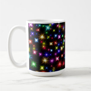 Mug Conception de feux d'artifice Étoiles Colorées
