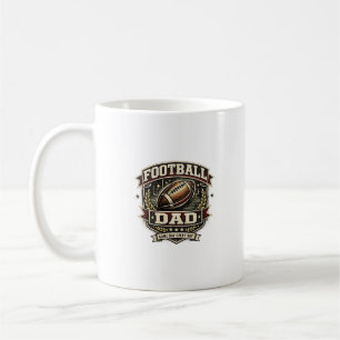 Mug Conception de fierté de papa de football américain