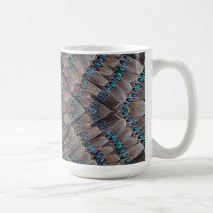 Mug Conception de fractale plume de faisan