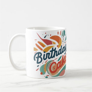 Mug Conception de gâteaux d'anniversaire