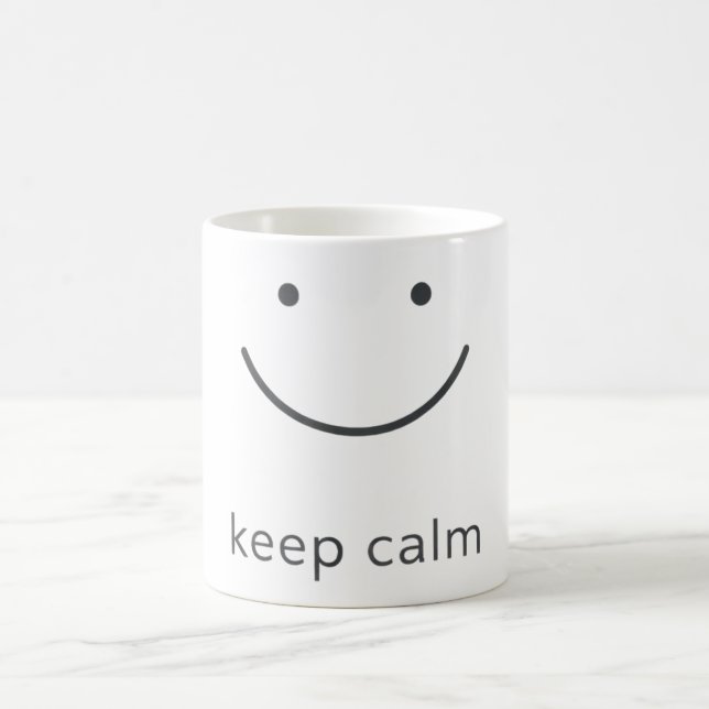 Mug Conception de Humeur Positive Minimale (Centre)