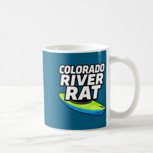 Mug Conception de kayak en eau vive Colorado River Rat