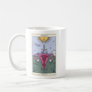 Mug Conception de la carte Tarot de résistance Uterus