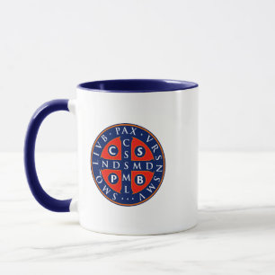 Mug Conception de la médaille St. Benedict