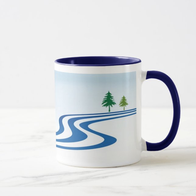 Mug Conception de la rivière Lazy (Droite)