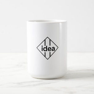 Mug Conception de la typographie IDEA