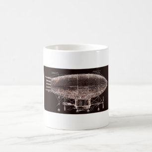 Mug Conception de l'ancien avion français Steampunk F