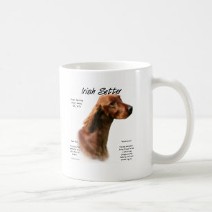 Mug Conception de l'histoire des Setter irlandais