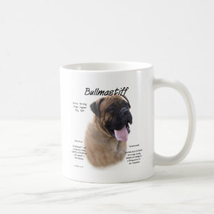 Mug Conception de l'historique Bullmastiff (fawn)