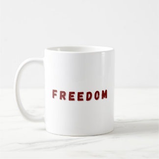 Mug Conception de liberté Expression artistique de l'