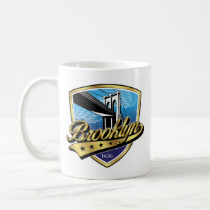 Mug Conception de logo Brooklyn Gold Swoosh