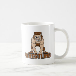 Mug conception de lutte folle