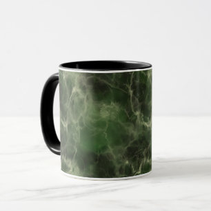 Mug Conception de marbre vert réaliste