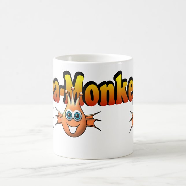 Mug Conception de Monkees de singes de mer (Centre)