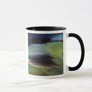 Mug conception de motif de plume de perroquet