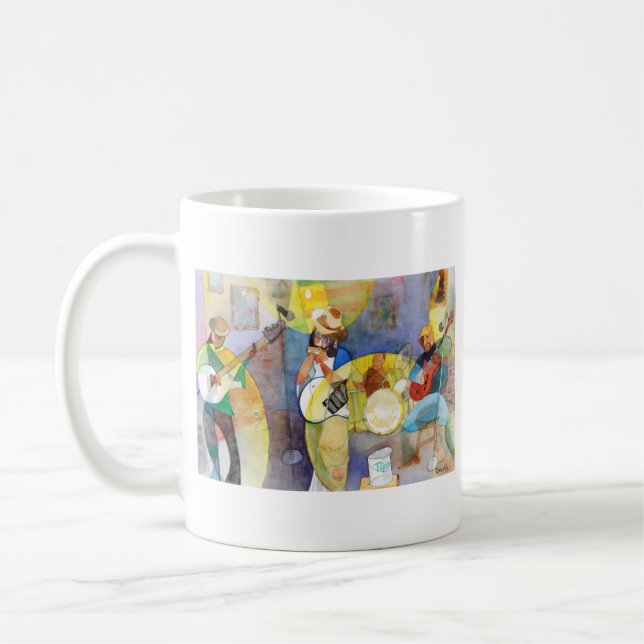Mug Conception de musique de bleus de delta (Gauche)
