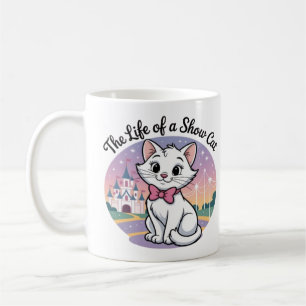 Mug Conception de Noël de chat mignon   Chat de neige 