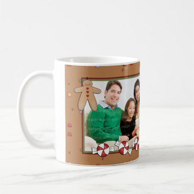 Mug Conception de Noël de pain d'épice (Gauche)