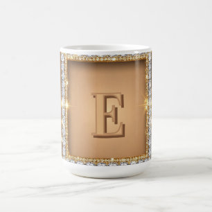 Mug ✨ Conception de nom personnalisé avec monogramme d