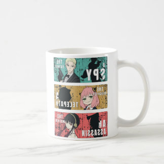 Mug Conception de panneau Pop Art de l'anime Famille F