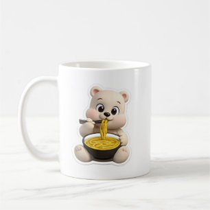 Mug Conception de personnage d'ours adorable Pero