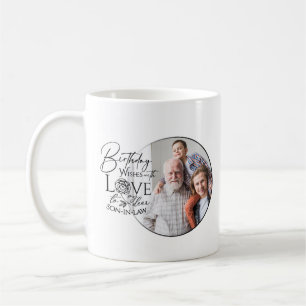 Mug Conception de photo de calligraphie d'anniversaire