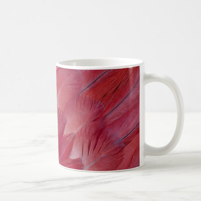 Mug Conception de plume de perroquet gris africain (Droite)