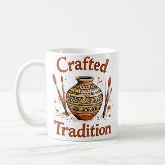 Mug Conception de poterie culturelle de tradition arti