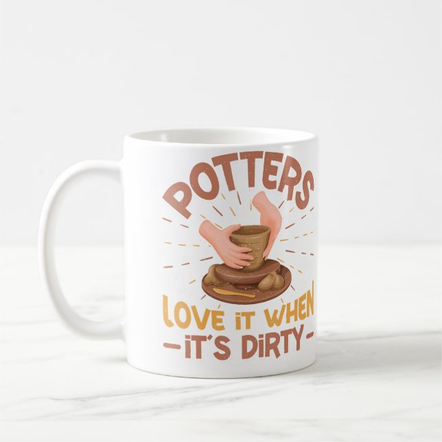 Mug Conception de poterie en céramique (Gauche)