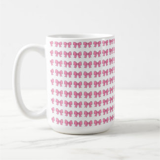 Mug Conception de ruban à nœud rose mignon – Nœud fémi