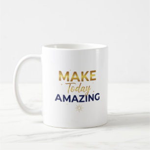 Mug Conception de soleil marine or Make Today Amazing
