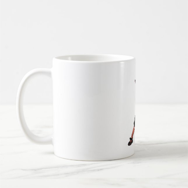 Mug conception de squelette de baseball pour joueurs d (Gauche)