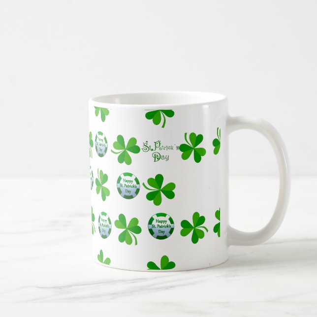 Mug Conception de St. Patrick's Day pour Classic-White (Droite)