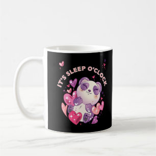 Mug Conception de t-shirt de panda mignon endormi