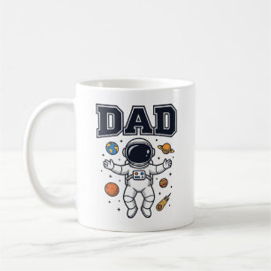 Mug Conception de T-shirt Vector Space Astronaute Papa