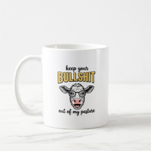 Mug Conception de T-shirt vintage de pâturage de vache