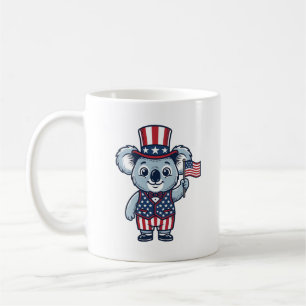 Mug Conception de t-shirt vintage vecteur koala patrio