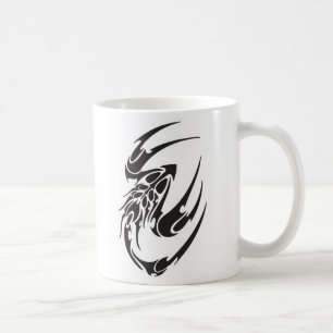 Mug Conception de tatouage tribal de scorpion
