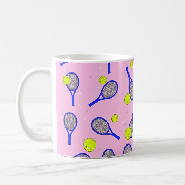 Mug Conception de tennis (Gauche)